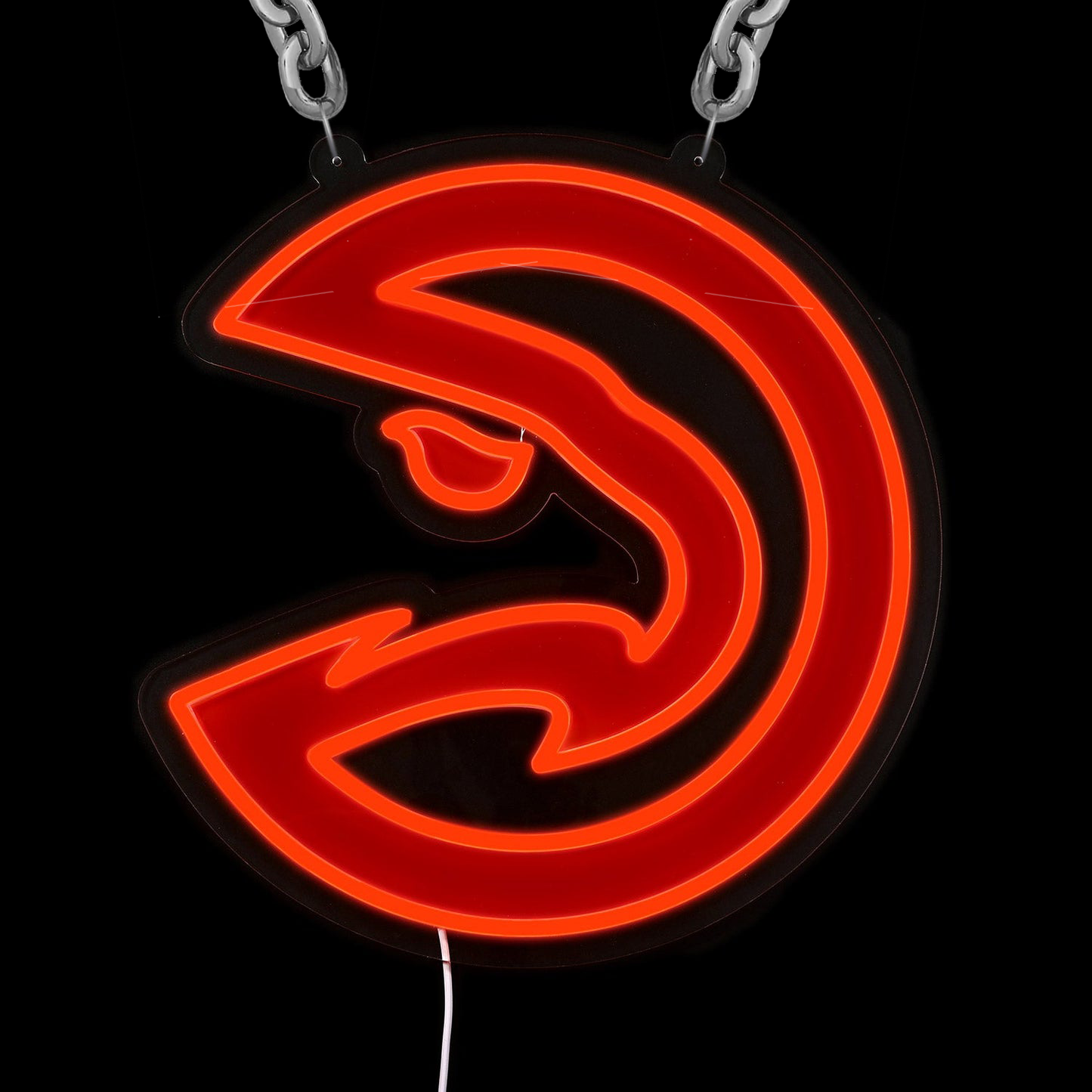 NBA Atlanta Hawks Signs Neon Necklace LED Acrylic Decorative Light Room Bedroom