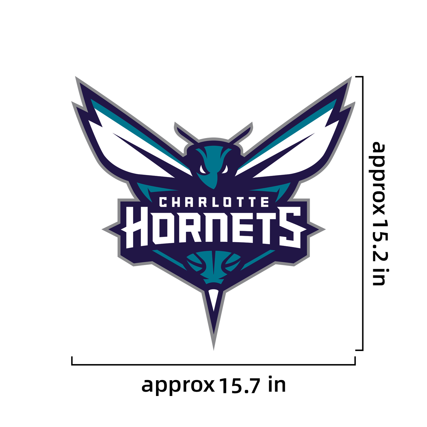 NBA Charlotte Hornets Signs Neon Necklace LED Acrylic Decorative Light Room Bedroom