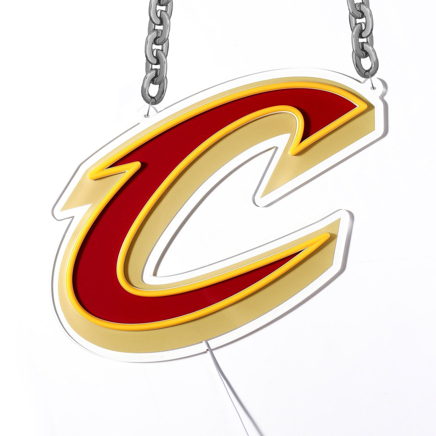 NBA Cleveland Cavaliers Signs Neon Necklace LED Acrylic Decorative Light Room Bedroom
