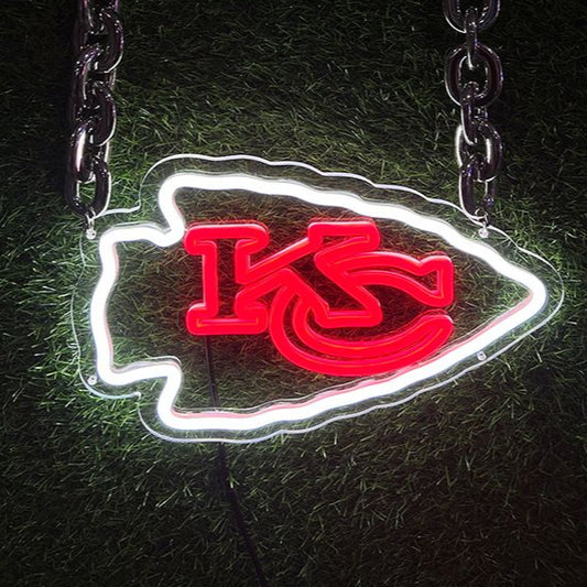 Glowing NFL Kansas City Chiefs Logo Neon Light
Illuminate your space with a vibrant custom neon sign of the iconic Chiefs emblem — perfect for game nights, fan caves, or showcasing team spirit year-round.