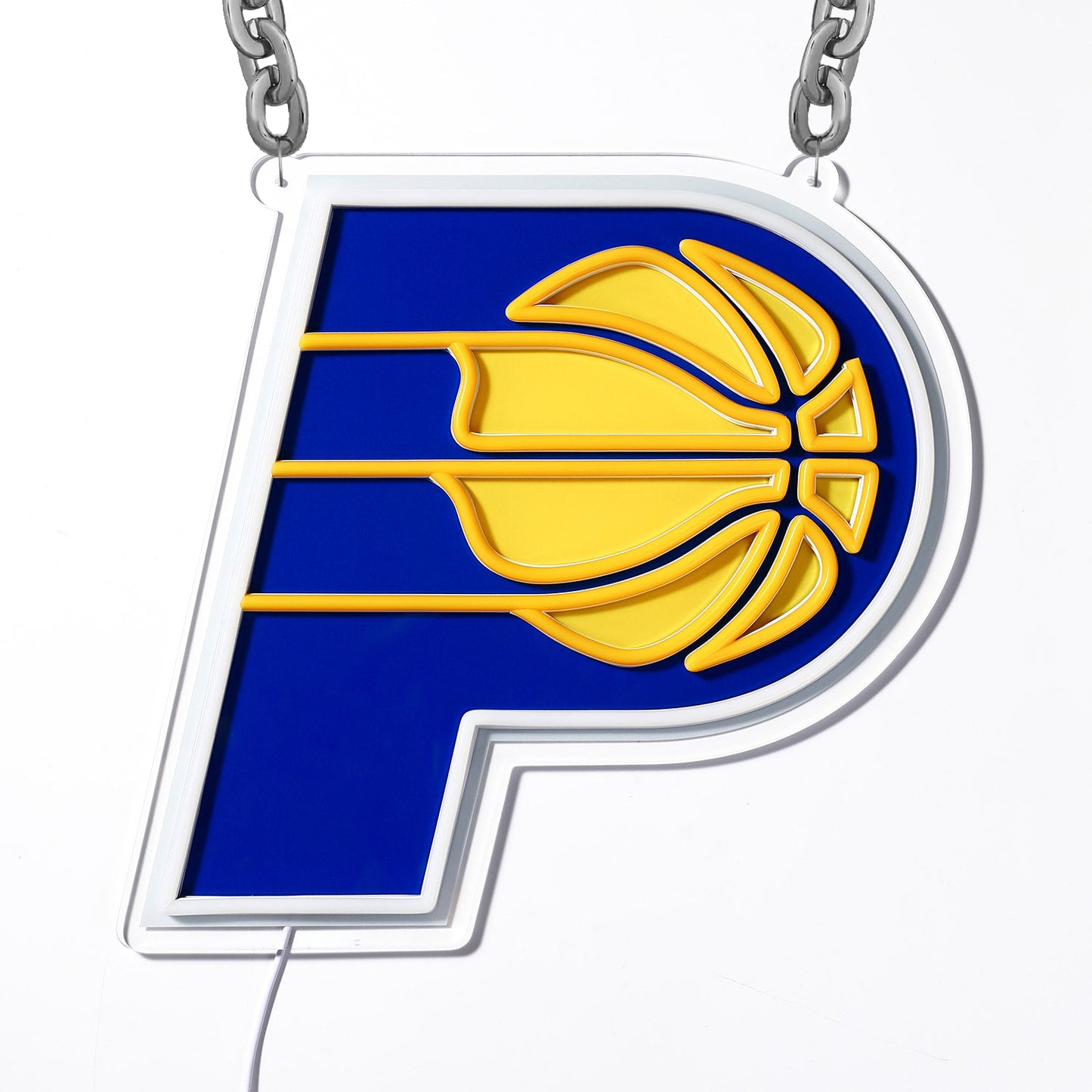NBA Indiana Pacers Signs Neon Necklace LED Acrylic Decorative Light Room Bedroom