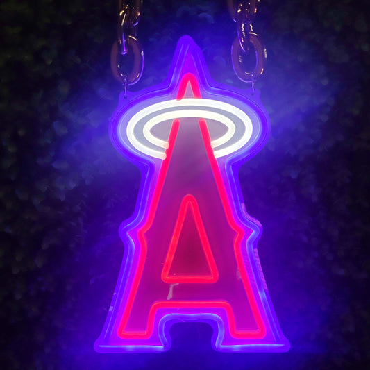 MLB Los Angeles Angels Signs Neon Necklace LED Acrylic Decorative Light Room Bedroom