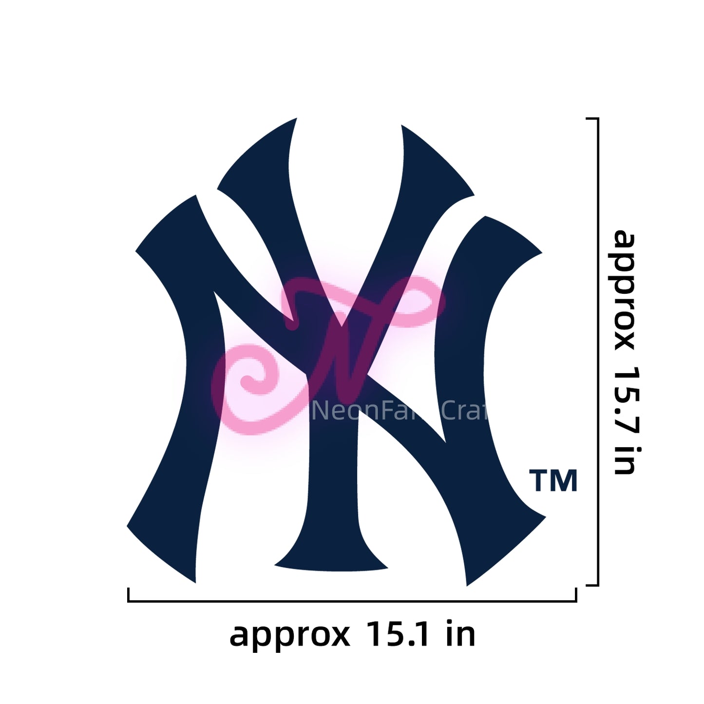 MLB New York Yankees Baseball Neon, Dimmable NY Baseball Logo Hanging LED Neon Signs for Wall Decorations, Bedrooms, Parties, Men's Private Spaces, Garages, Birthdays and Christmas Gifts for Baseball Fans