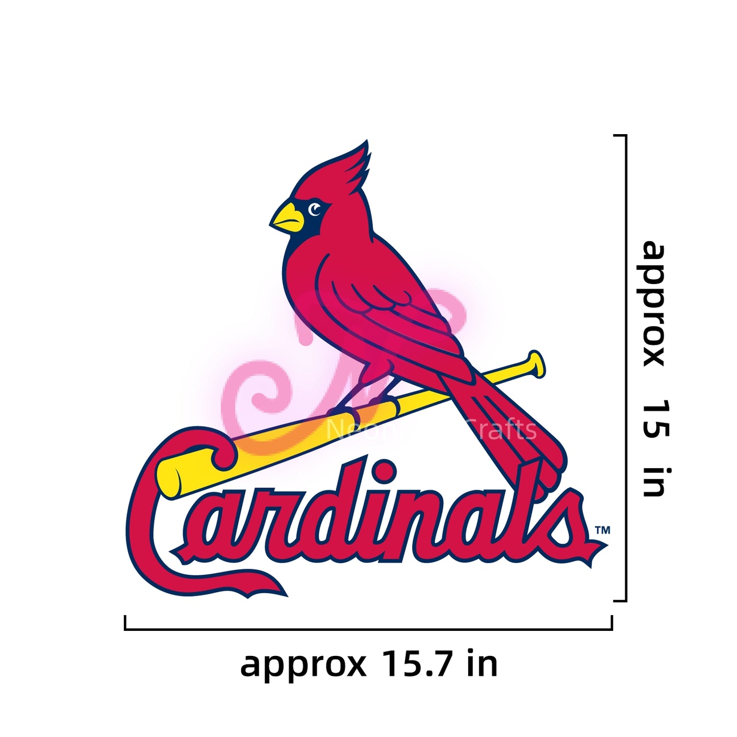 MLB St Louis Cardinals Signs Neon Necklace LED Acrylic Decorative Light Room Bedroom Factory Direct