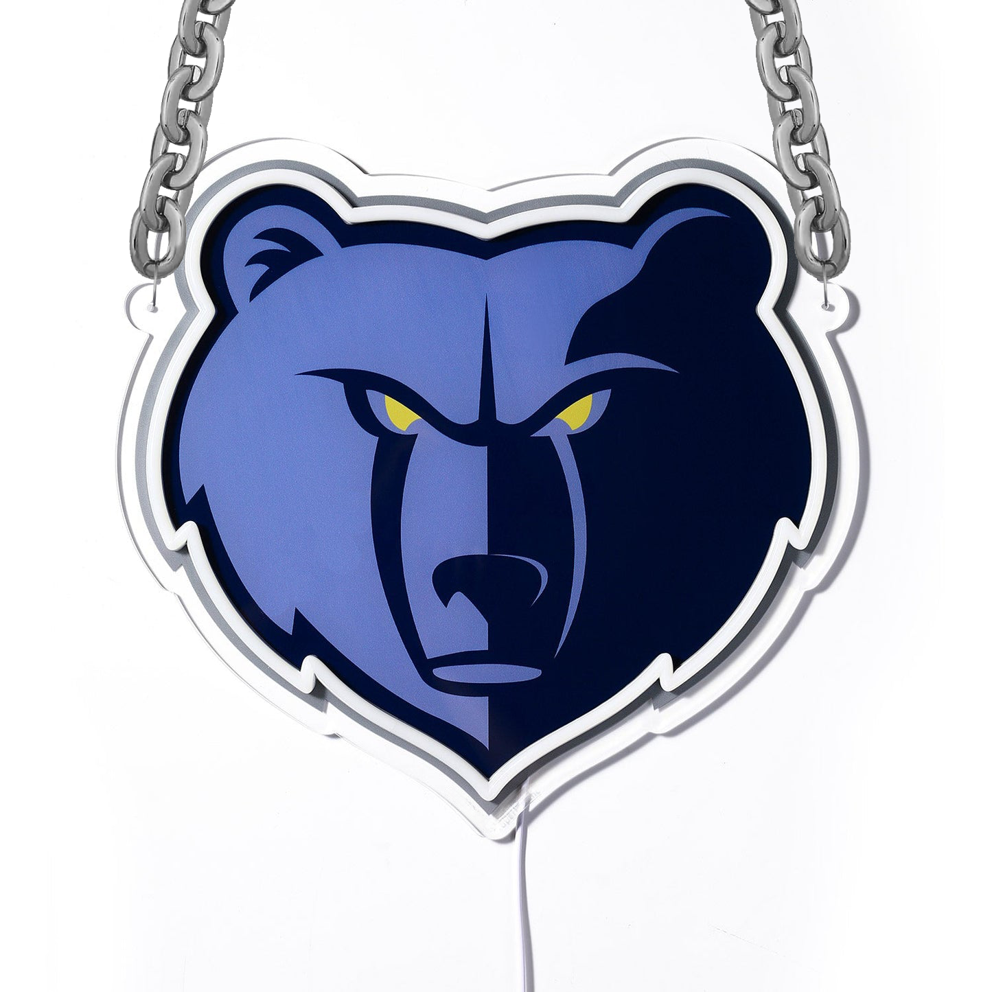 NBA Memphis Grizzlies Signs Neon Necklace LED Acrylic Decorative Light Room Bedroom