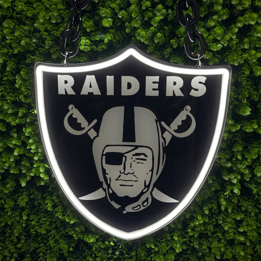 Glowing NFL Las Vegas Raiders Logo Neon Sign: My Shine Starts Here
"Own Your Spotlight — Customize Your Legacy." This bold Raiders emblem, crafted as a vibrant neon sign, turns your space into a tribute to the Silver and Black. From its striking glow to the iconic pirate detail, it’s not just decor — it’s a declaration of fandom.