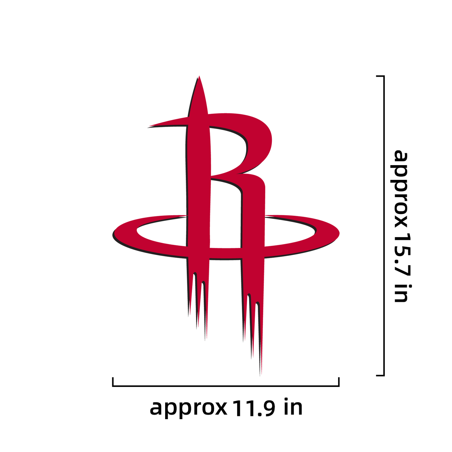 NBA Houston Rockets Signs Neon Necklace LED Acrylic Decorative Light Room Bedroom