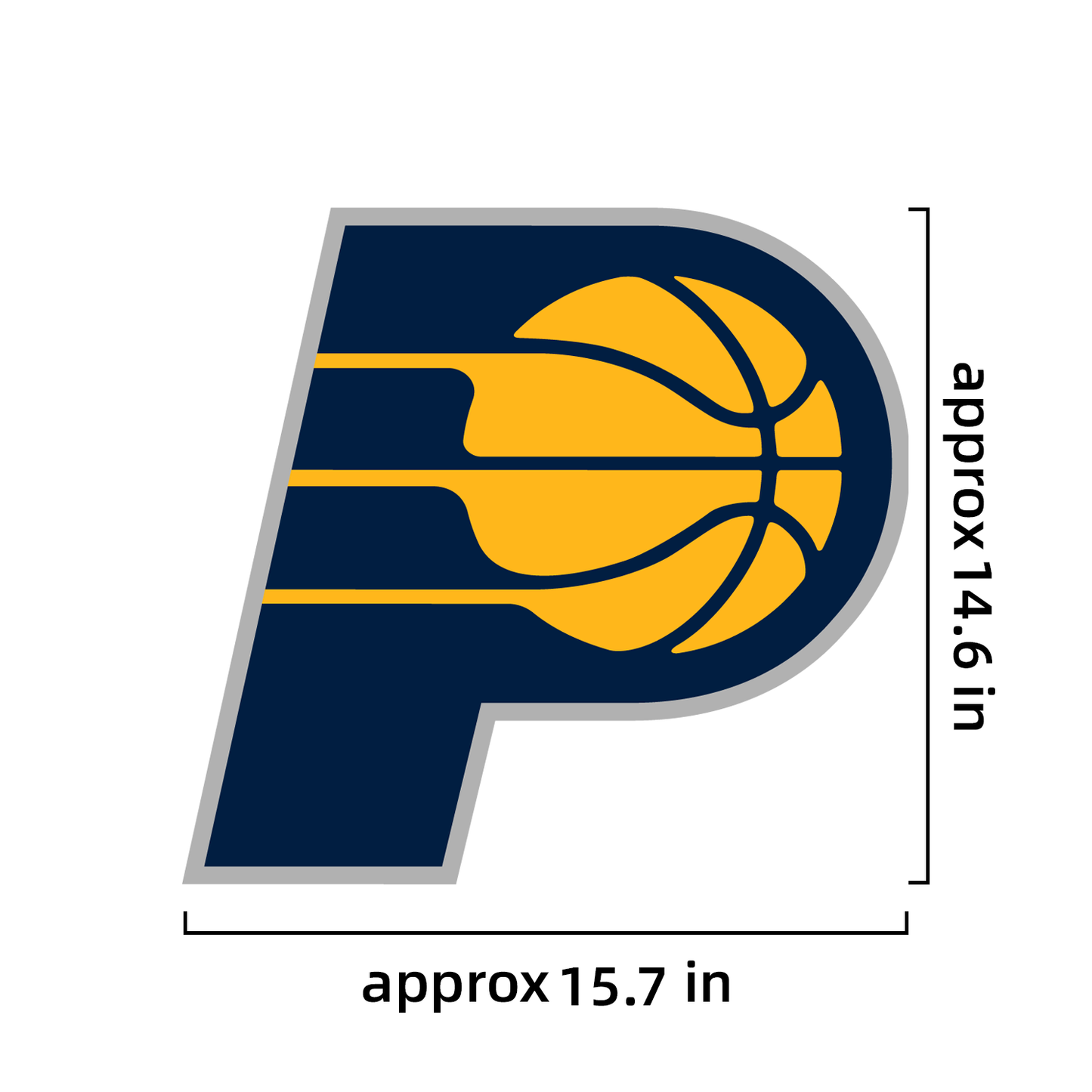 NBA Indiana Pacers Signs Neon Necklace LED Acrylic Decorative Light Room Bedroom