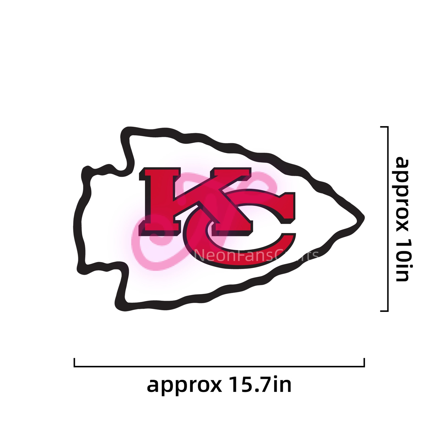 Kansas City Chiefs – Kingdom Glow & Bold Chain | NeonFansCrafts