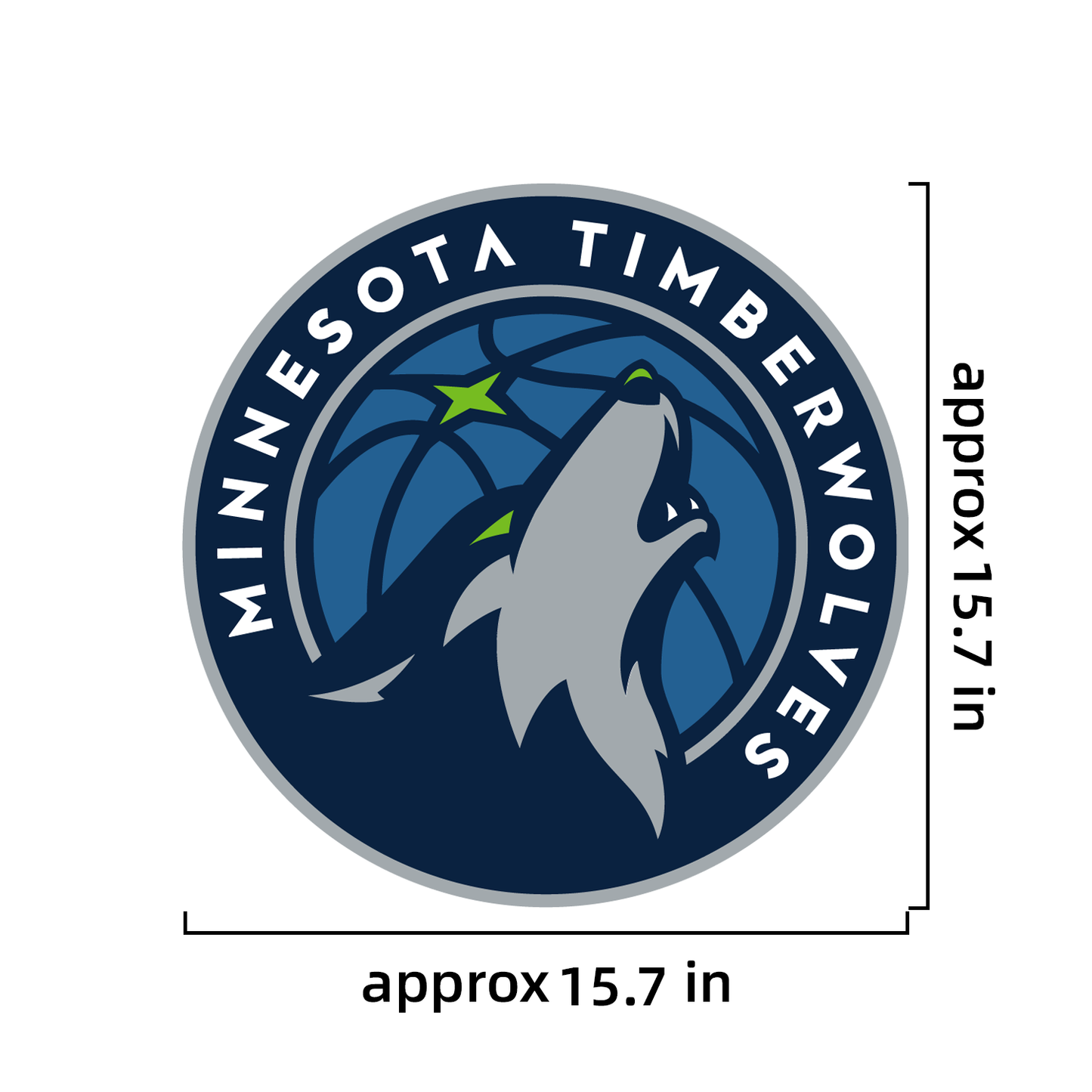NBA Minnesota Timberwolves Signs Neon Necklace LED Acrylic Decorative Light Room Bedroom