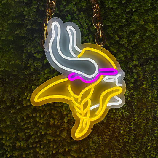 Viking Head Emblem Neon Sign: Join the Battle on Game Day
Channel the warrior spirit with a glowing Vikings logo neon sign — fierce design, bold colors, and battle-ready energy. Display it at home, in sports bars, or tailgate parties to declare: "You’re not just a fan — you’re part of the Viking horde!"
