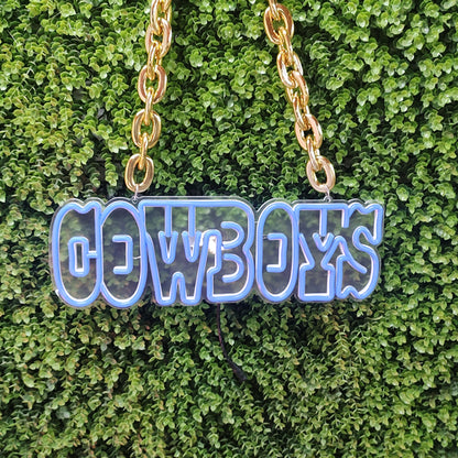 Dallas Cowboys Custom Neon Sign | Bright Personalized Team Logo Light