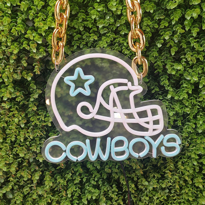 Dallas Cowboys Custom Neon Sign | Bright Personalized Team Logo Light