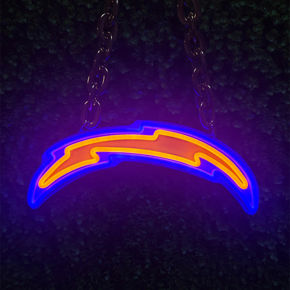 Los Angeles Chargers LED Neon Necklace | USB/Battery Powered Fan Gear