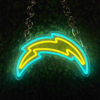 Los Angeles Chargers LED Neon Necklace | USB/Battery Powered Fan Gear