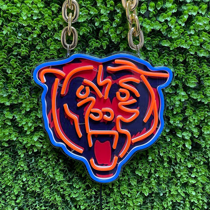 Chicago Bears LED Neon Sign | USB & Battery Powered for Fans