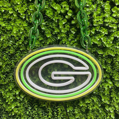 Green Bay Packers Custom LED Neon Sign | Game Day Wear & Wall Decor