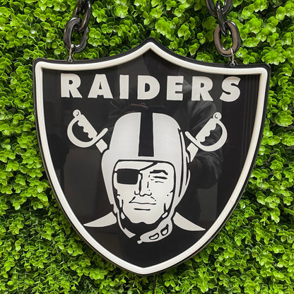 Las Vegas Raiders Neon Sign | Wearable Necklace & Home Wall Decor