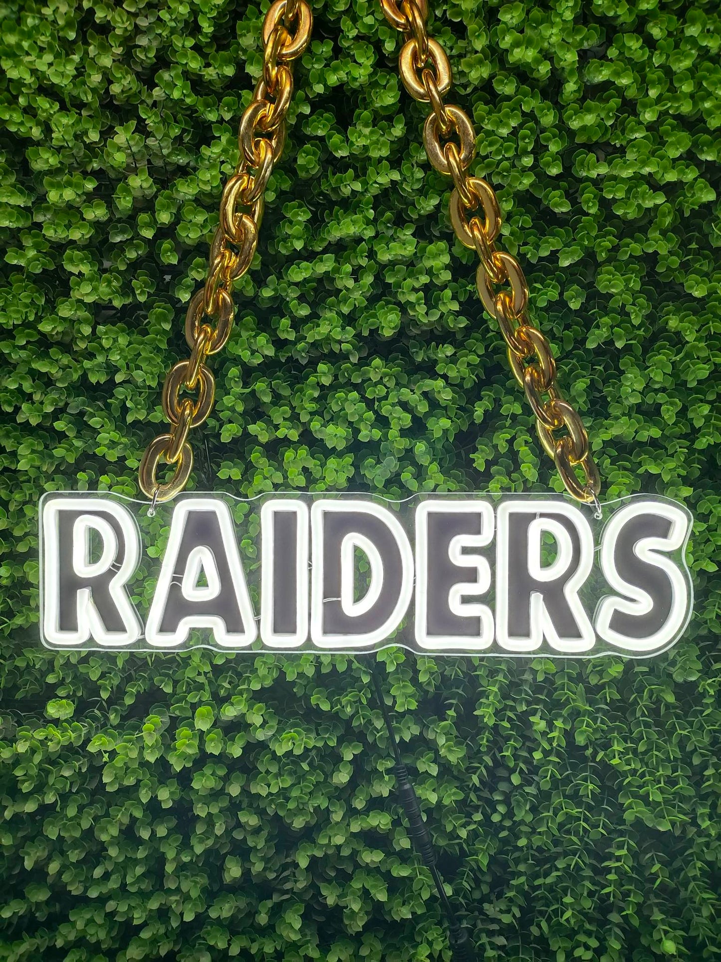 Las Vegas Raiders Neon Sign | Wearable Necklace & Home Wall Decor