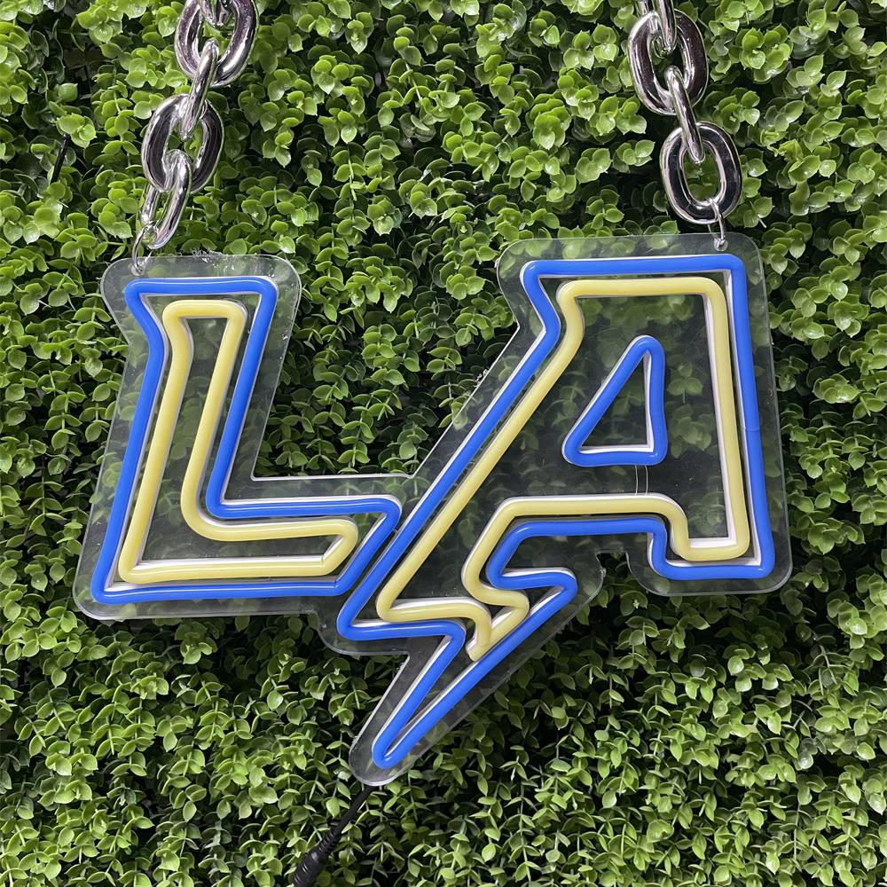 Los Angeles Chargers LED Neon Necklace | USB/Battery Powered Fan Gear