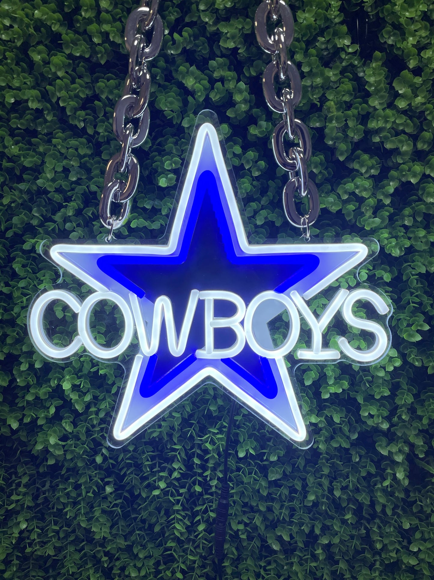 Dallas Cowboys Custom Neon Sign | Bright Personalized Team Logo Light