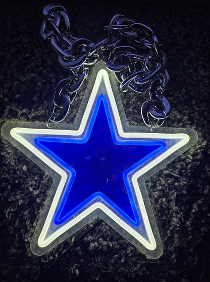 Dallas Cowboys Custom Neon Sign | Bright Personalized Team Logo Light