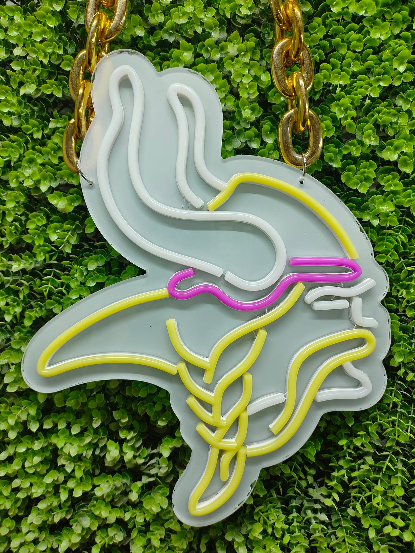 Minnesota Vikings LED Neon Sign Necklace | Perfect for Tailgates & Parties